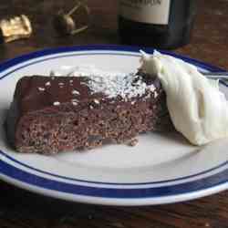 Decadent chocolate cake