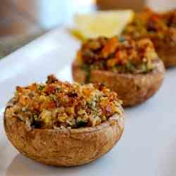 Garlic Stuffed Mushrooms