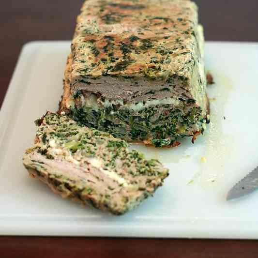 Turkey Feta Meatloaf with Tzatziki