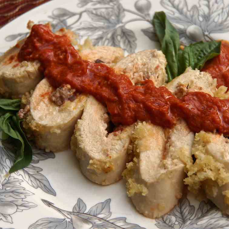 Chicken Breasts Stuffed with Goat Cheese