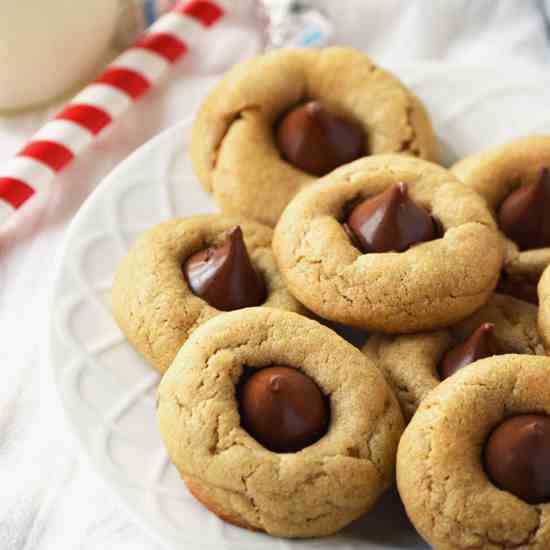 Gluten Free Peanut Butter Blossoms
