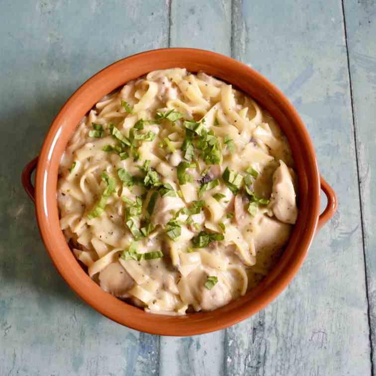 Chicken and Mushroom Stroganoff