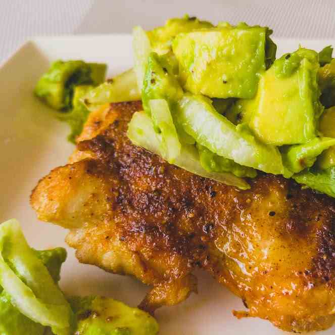 Chili Spiced Chicken with Avocado