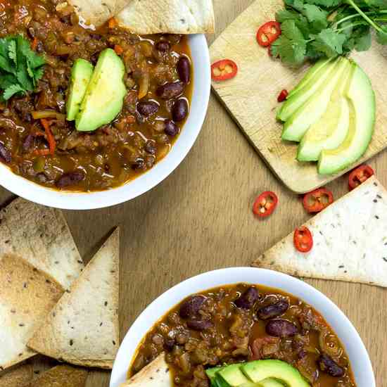 Mouthwatering Meatless Chili Con Carne