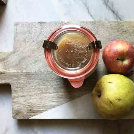 Quick and Easy Apple Pear Sauce