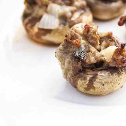 Sausage Stuffed Mushrooms 