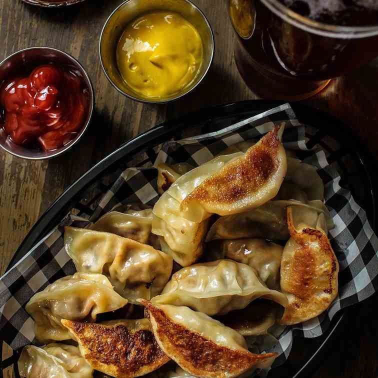 Bacon Cheeseburger Potstickers