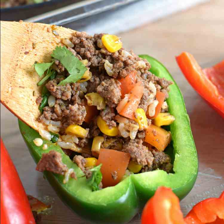 Mexican Chipotle Stuffed Peppers