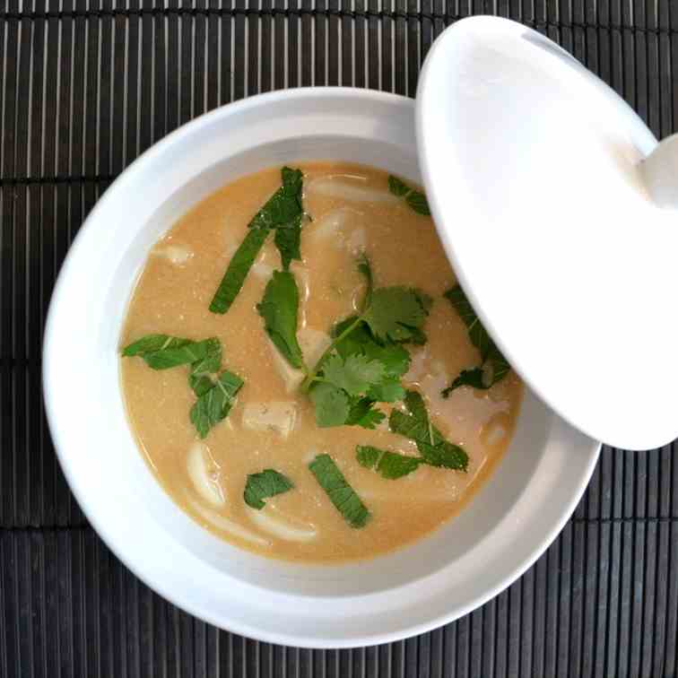 Vegetarian Thai Coconut Soup