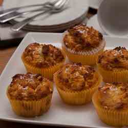 Coconut and carrot muffins
