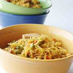Easy Chicken and Vegetable Rice
