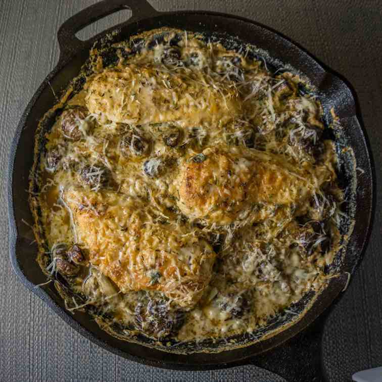 Chicken and Mushroom Skillet