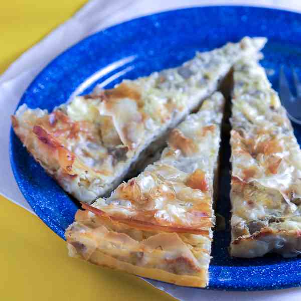 Eggplant and Cheese Pie