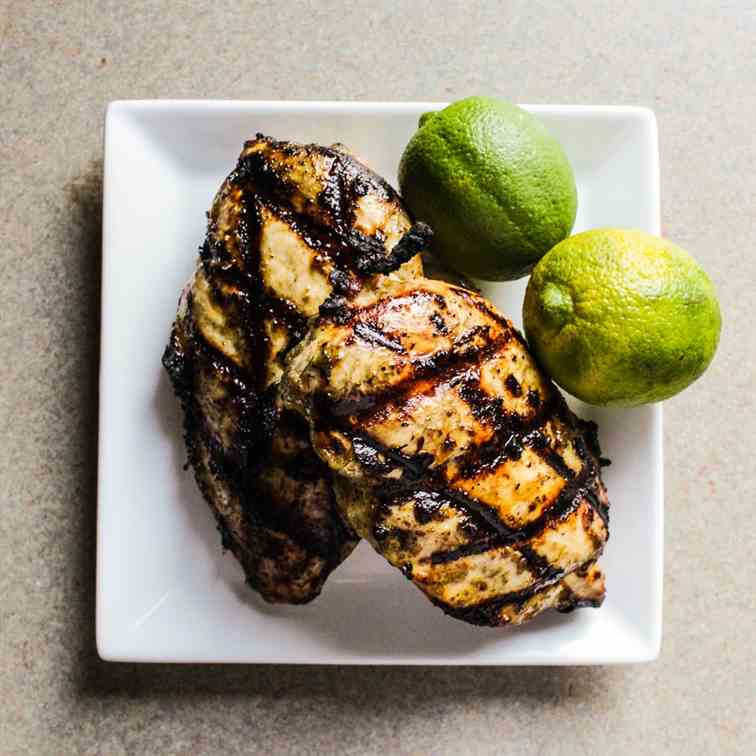 Honey-Lime Marinated Grilled Chicken
