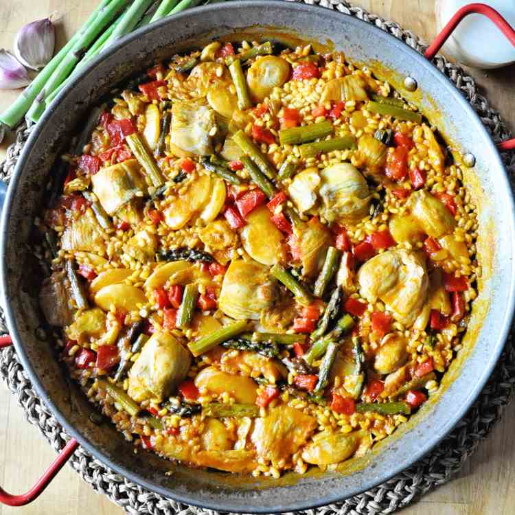 Spanish VEGETABLE PAELLA