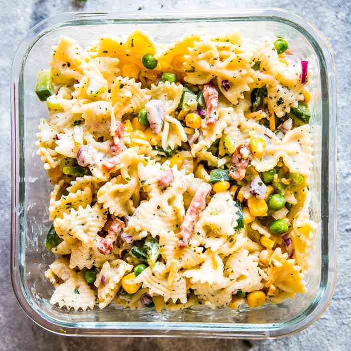Bacon Ranch Pasta Salad