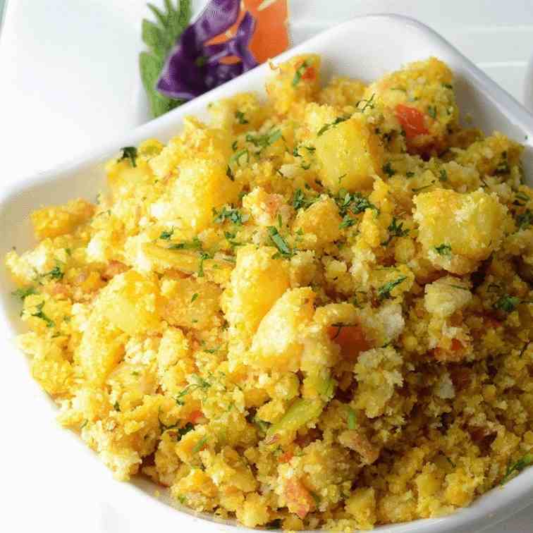 Bread Upma Recipe