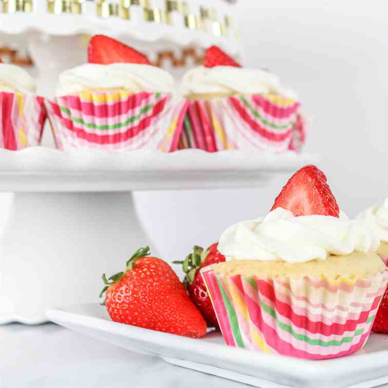 Strawberry Cupcakes