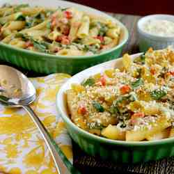 Vegan Baked Penne with Spicy Rose' Sauce