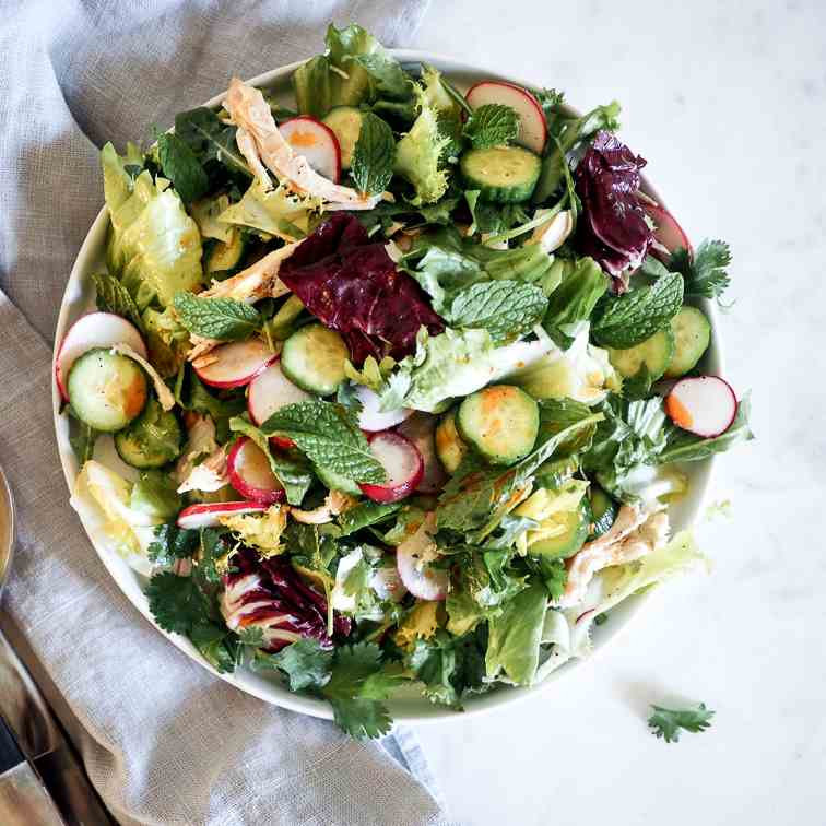 Easy Asian Chicken Salad