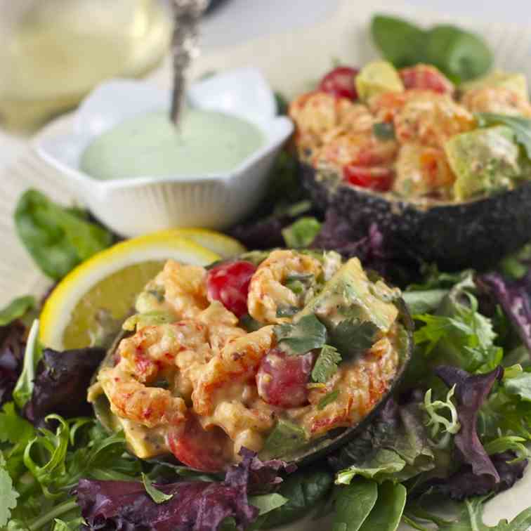 Crawfish Stuffed Avocado