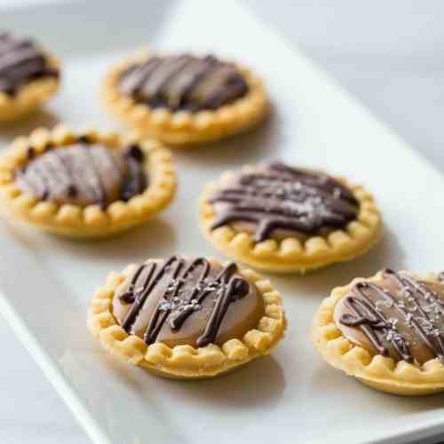 Mini Salted Caramel Chocolate Pies