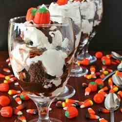 Individual Chocolate Cake Parfaits