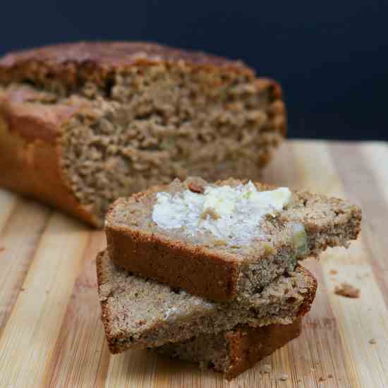 Gluten Free Coconut Chia Banana Bread