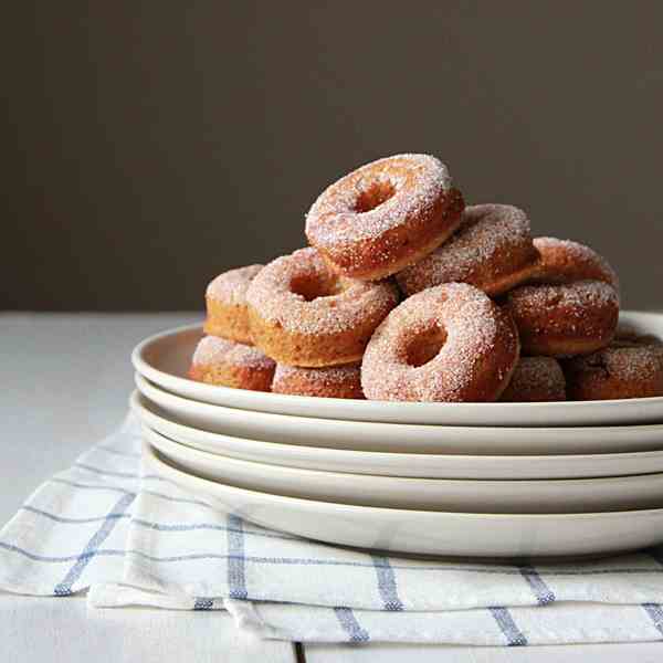 Baked pumpkin donuts