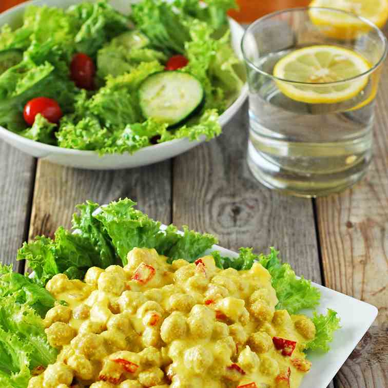 Curry Chickpea Salad