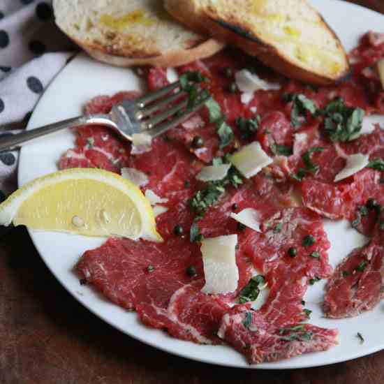 Herb Crusted Carpaccio