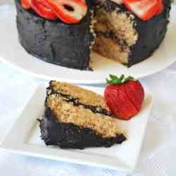 Almond Fudge Cake