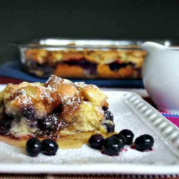 Blueberry Strata