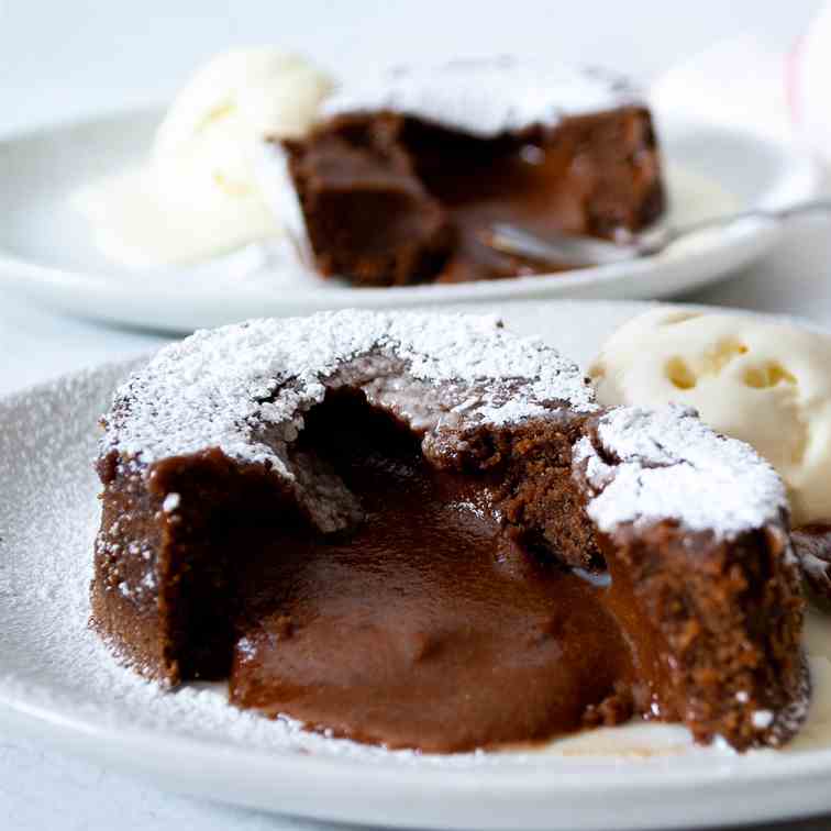 Chocolate Lava Cake for Two