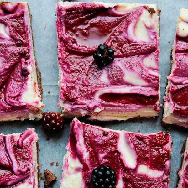 Raw Blackberry Cheesecake