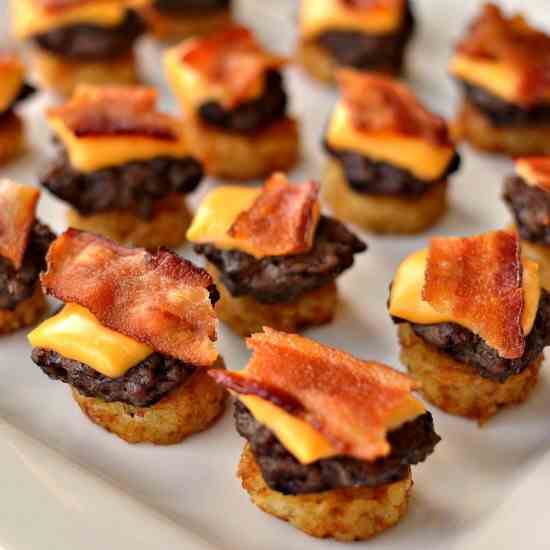 Mini Bacon Cheeseburger Bites