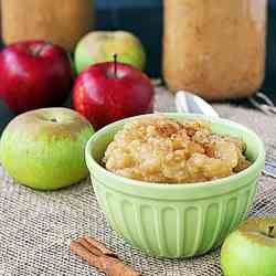 Chunky Homemade Applesauce