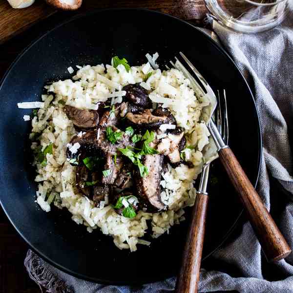 Portobello and Shiitake Risotto