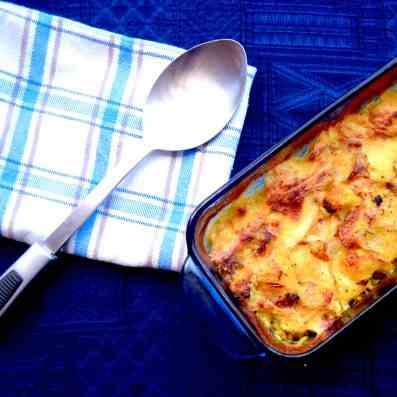 Crispy Cauliflower and Potato Gratin with