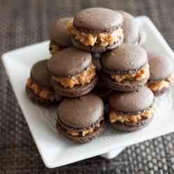 Samoa Macarons