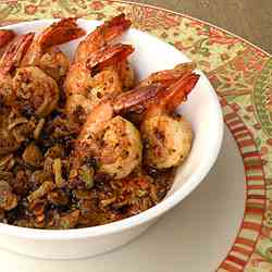 Butter Garlic Pepper Prawns