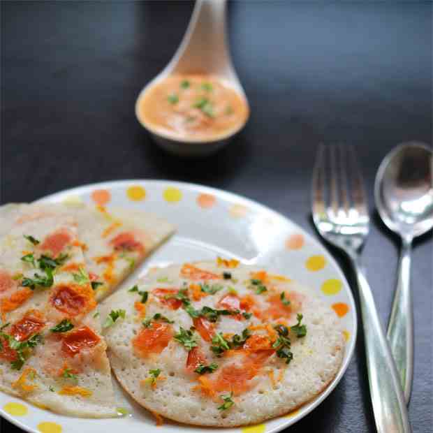 Sago Millet Uttapam Dosa