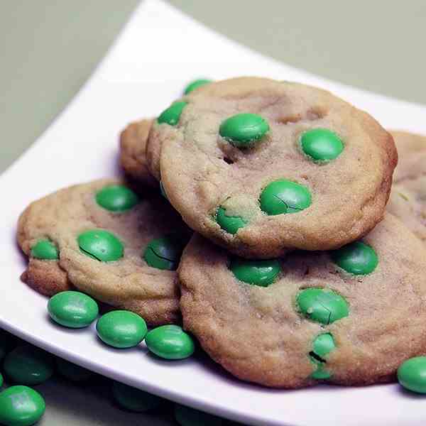 Green M&M Cookies