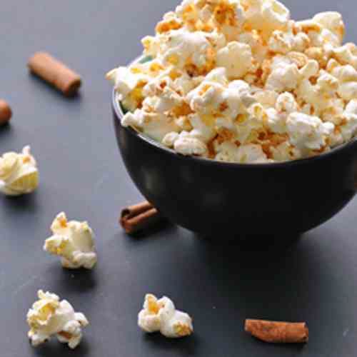 Cinnamon Glazed Popcorn Mix