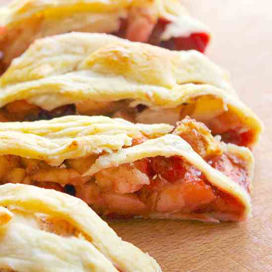 Cranberry Apple Strudel