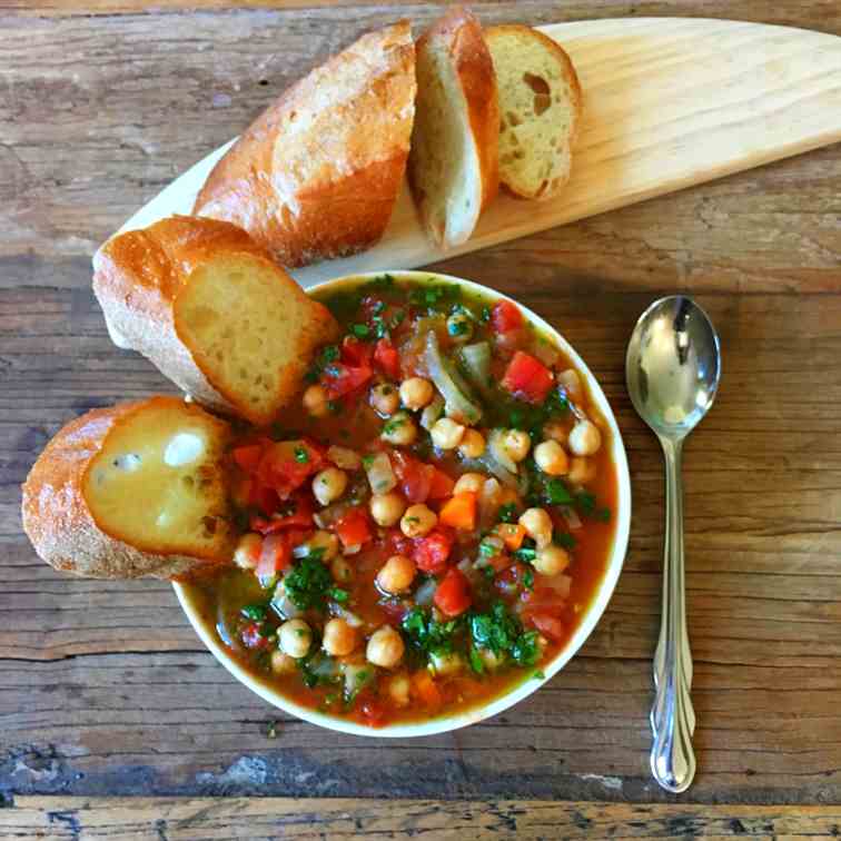 Chickpea - Tomato Stew