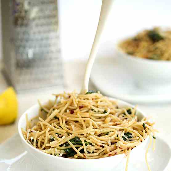 Pasta with Garlic and OIl
