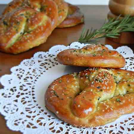 Rosemary Soft Pretzels