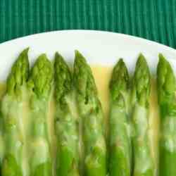 Asparagus with Orange Butter Sauce