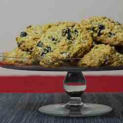 blueberry oat scones